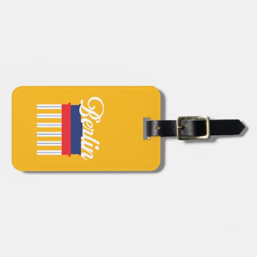 Bagagelabel Berlijn (Voorkant horizontaal)