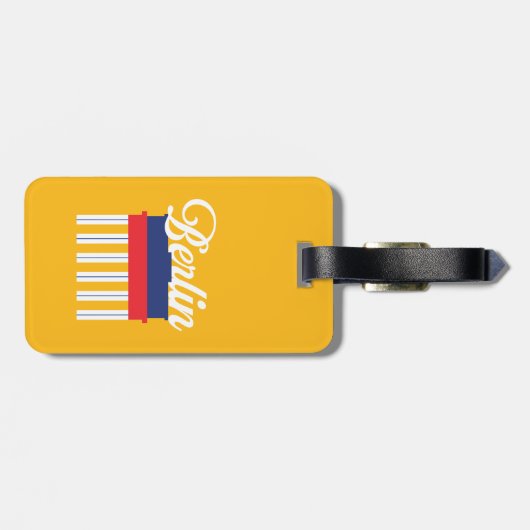 Bagagelabel Berlijn (Achterkant horizontaal)