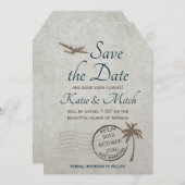  Bagagelabel Bestemming sparen de Datum Kaart (Voorkant / Achterkant)