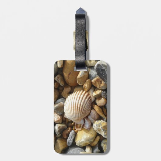 Bagagelabel bestemmingsstrand (Achterkant verticaal)