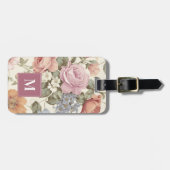 Bagagelabel bloemen (Voorkant horizontaal)