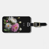 Bagagelabel bloemen (Voorkant horizontaal)