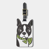 Bagagelabel Boston Terrier (Voorkant verticaal)