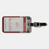 Bagagelabel brandweerman (Voorkant horizontaal)