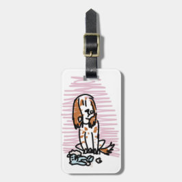 Bagagelabel Brittany Spaniel