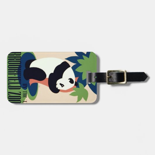  bagagelabel "Brookfield Zoo" (Voorkant horizontaal)