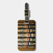 Bagagelabel  buizen (Voorkant verticaal)