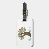 Bagagelabel Button (Voorkant verticaal)