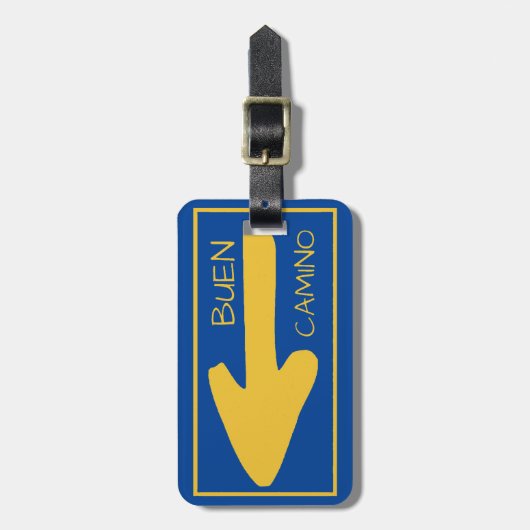 Bagagelabel Camino de Santiago (Voorkant verticaal)