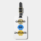 Bagagelabel Camino de Santiago (Voorkant verticaal)