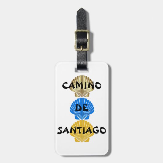 Bagagelabel Camino de Santiago (Voorkant verticaal)
