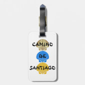 Bagagelabel Camino de Santiago (Achterkant verticaal)