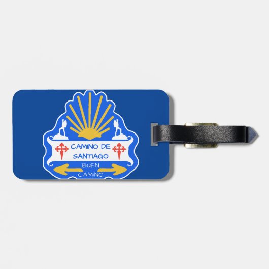 Bagagelabel Camino de Santiago (Achterkant horizontaal)