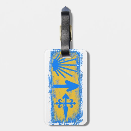 Bagagelabel Camino de Santiago (Achterkant verticaal)