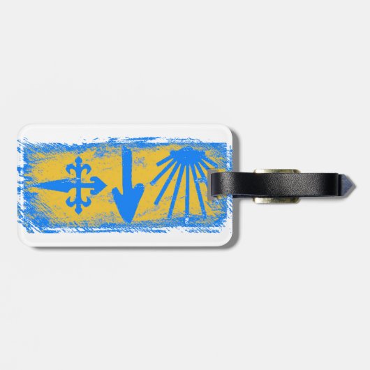 Bagagelabel Camino de Santiago (Achterkant horizontaal)