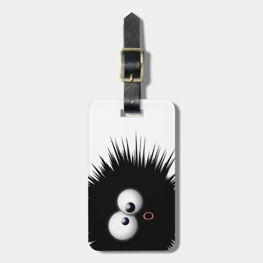 Bagagelabel Cartoon inktsplaat (Voorkant verticaal)