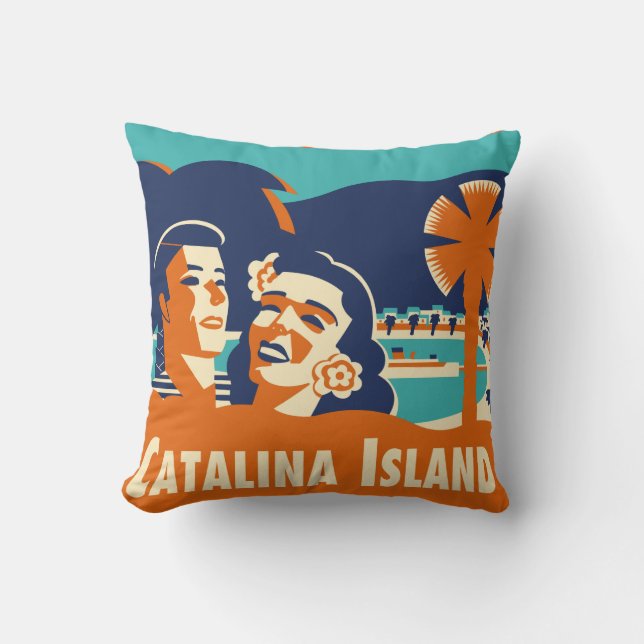  Bagagelabel Catalina Pillow Kussen (Voorkant)