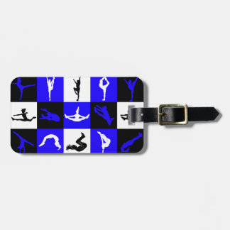 Bagagelabel Cheerlead Block in Blue