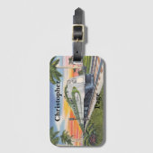 Bagagelabel clasic briefkaart (Voorkant (verticaal))