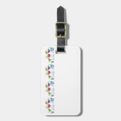 BAGAGELABEL COCKTAIL GLASSEN (Voorkant verticaal)