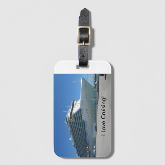 Bagagelabel cruiseschepen (Voorkant (verticaal))