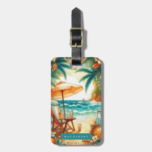 Bagagelabel cruiseschip (Voorkant verticaal)