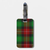 Bagagelabel - Custom Scottish Plaid (naam toevoege (Achterkant verticaal)