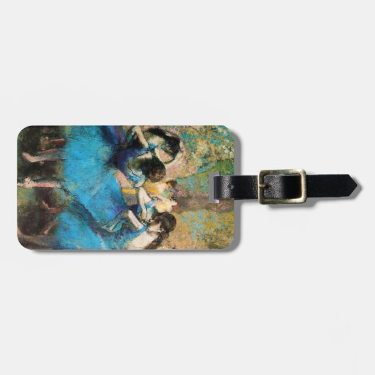 Bagagelabel Degas Blue Dancers (Voorkant horizontaal)