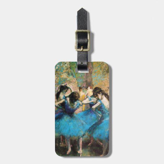 Bagagelabel Degas Blue Dancers (Voorkant verticaal)