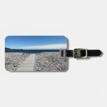 Bagagelabel Dock In De Atlantische Oceaan
