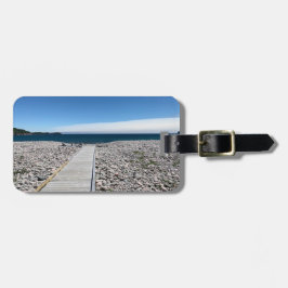 Bagagelabel Dock In De Atlantische Oceaan