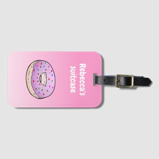 Bagagelabel Doughnut (Voorkant (horizontaal))