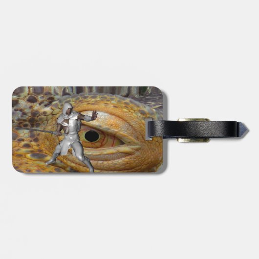 Bagagelabel Drakenlaag (Achterkant horizontaal)