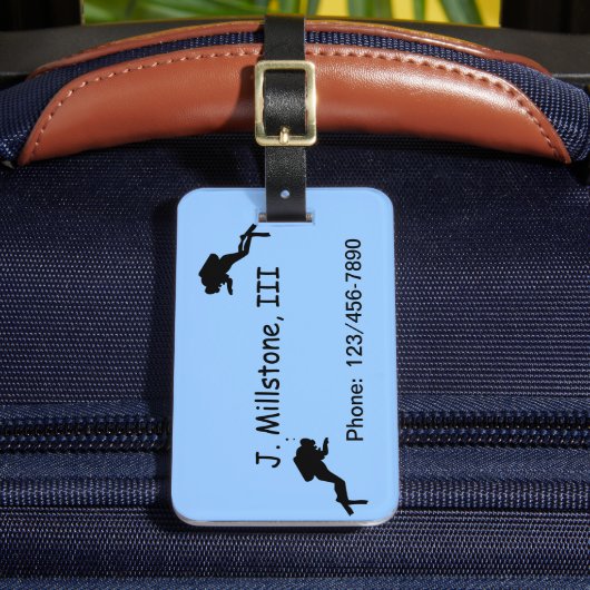 Bagagelabel - Duikers (Voorkant Insitu 2)