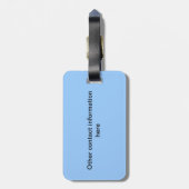 bagagelabel - duikers (Achterkant verticaal)