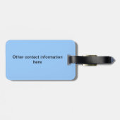 bagagelabel - duikers (Achterkant horizontaal)