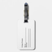 Bagagelabel Eclipse Chasers Logo (Achterkant verticaal)