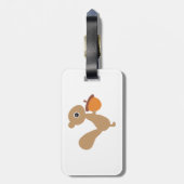 Bagagelabel eekhoorn (Achterkant verticaal)