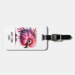 Bagagelabel eenogig monster