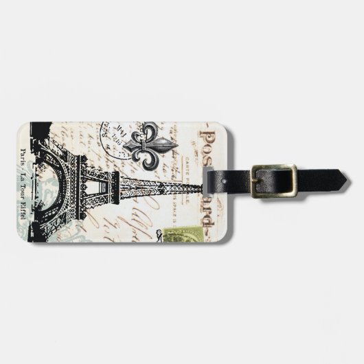  bagagelabel Eiffeltoren (Voorkant horizontaal)