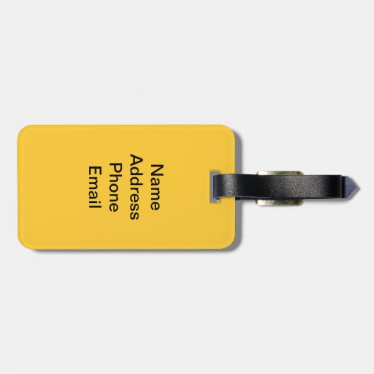 Bagagelabel Eiffeltoren (Achterkant horizontaal)