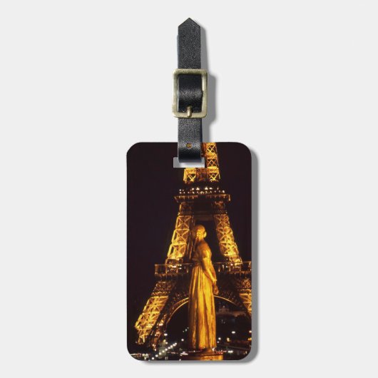 Bagagelabel Eiffeltoren Parijs (Voorkant verticaal)