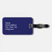 Bagagelabel Engelse Bulldog (Achterkant horizontaal)