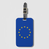 Bagagelabel EU-vlag (Voorkant (verticaal))