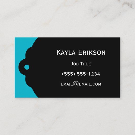 bagagelabel Executive. Visitekaartje (Voorkant)