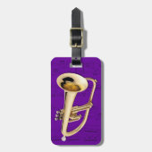 bagagelabel - Flugelhorn - Kies kleur (Voorkant verticaal)