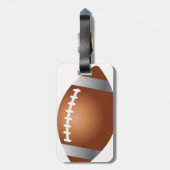 Bagagelabel Football sport (Achterkant verticaal)