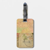 Bagagelabel Frans Briefkaart (Achterkant verticaal)