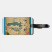 Bagagelabel Frans Briefkaart (Achterkant horizontaal)