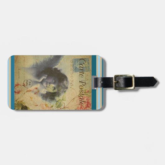 Bagagelabel Frans Briefkaart (Voorkant horizontaal)